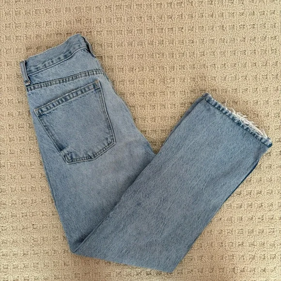 Zara Ripped Straight Jean - Picture 4 of 4